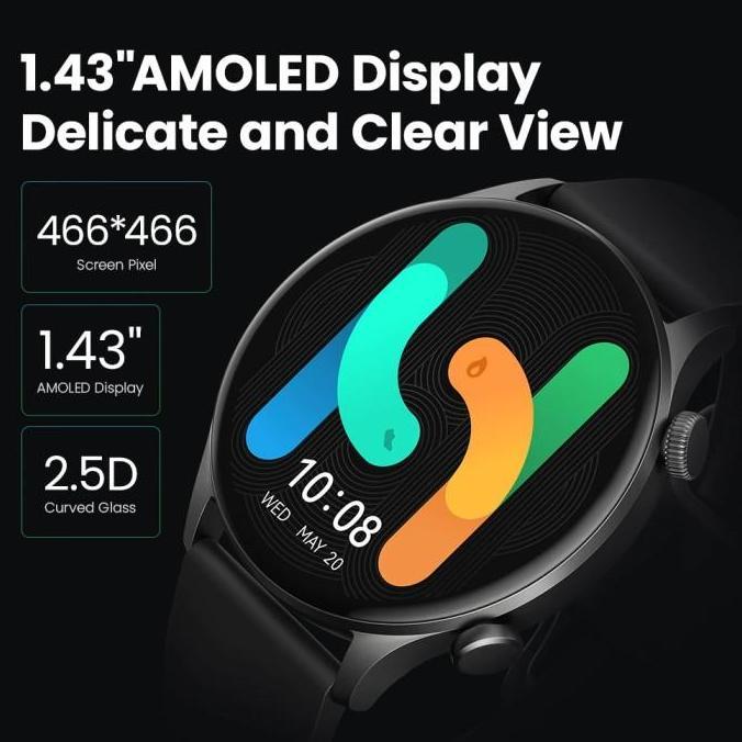 Haylou Solar Plus RT3 Smartwatch AMOLED display 105 Sport Modes Watch