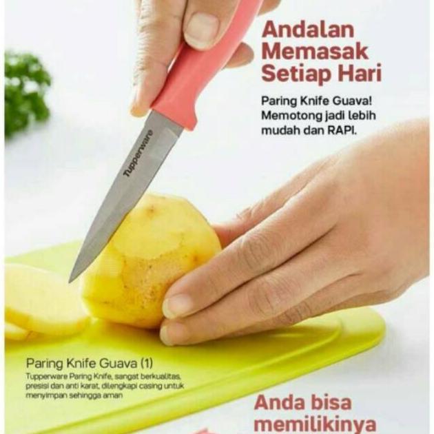 Tupperware asian pro, paring, knife, peeler dll original