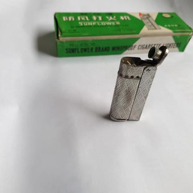 KOREK API Lighter jadul vintage SUNFLOER 6506