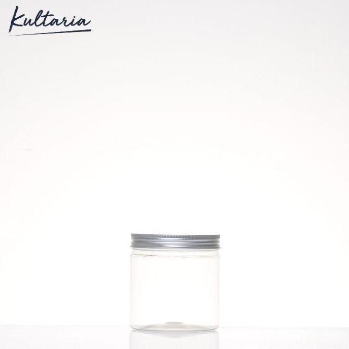 TOPLES PLASTIK PET 500ML TUTUP ALUMUNIUM SILVER/ TOPLES CYLINDER 500ML