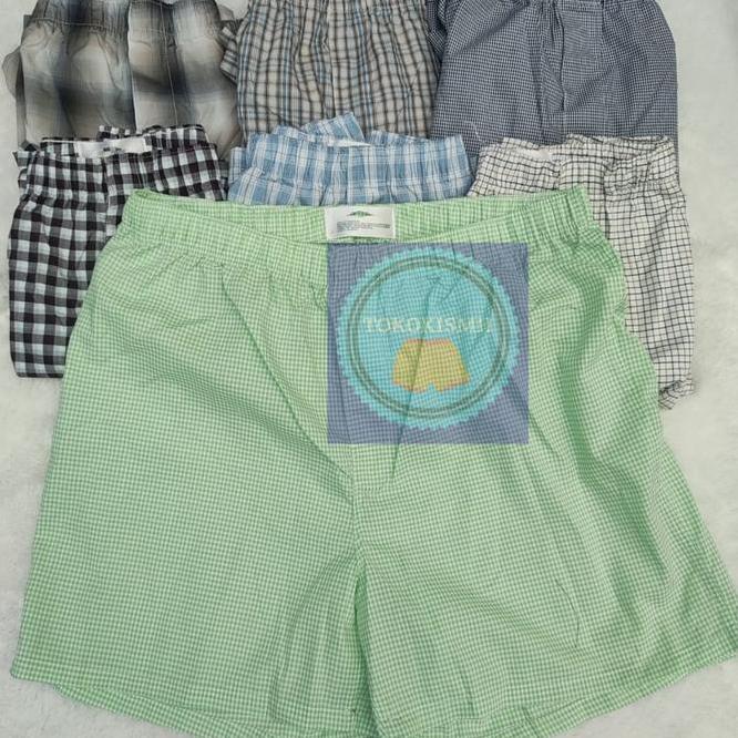 Boxer Orginal Ukuran Besar Sisa Set 3