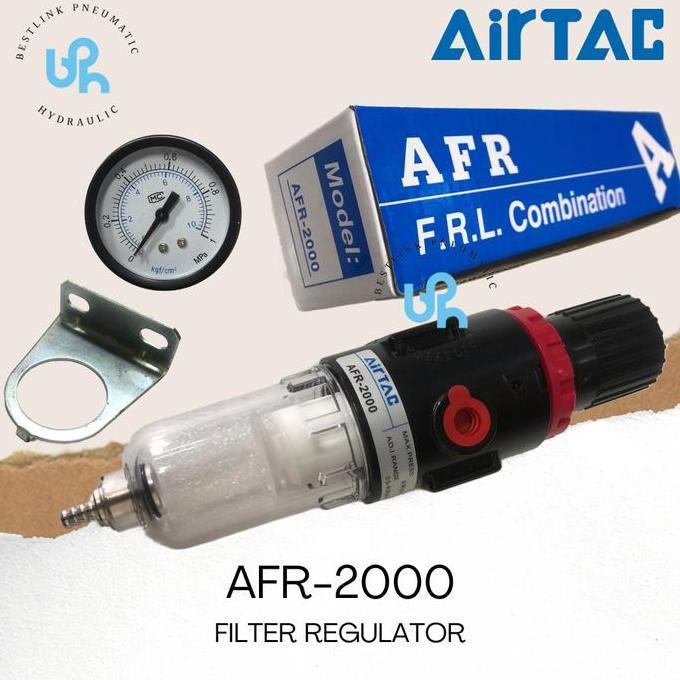 AFR-2000 AIRTAC PNEUMATIC FILTER REGULATOR / AFR2000 / AFR 2000 SIAP KIRIM