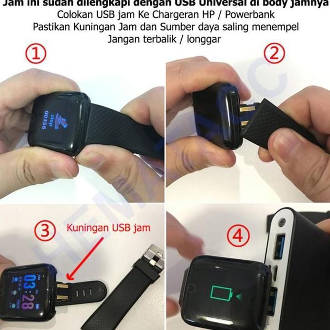 Jam Tangan Sporty Hestia ID116 Pro Plus Smartband Asisten Olahraga