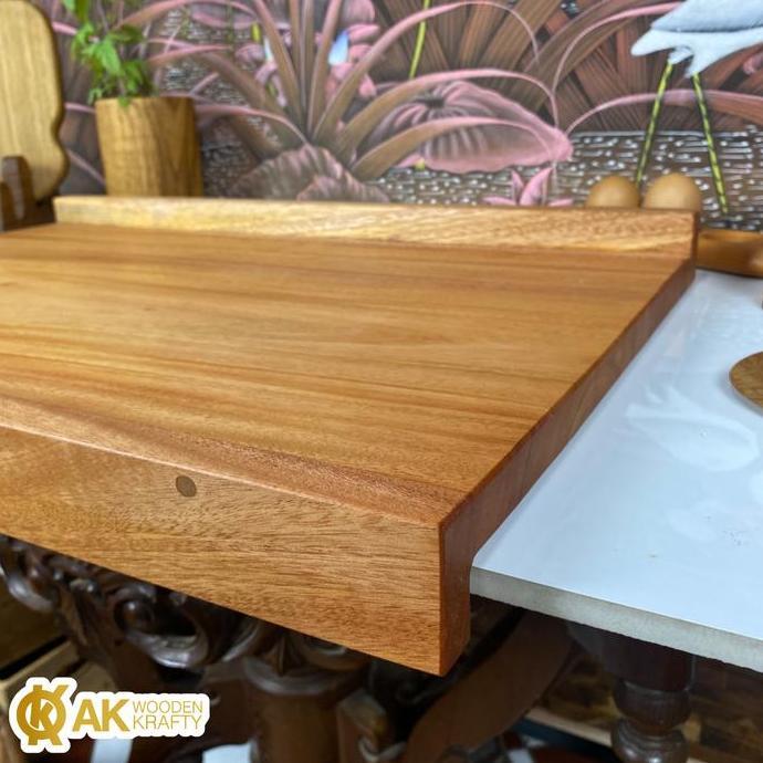AKPS002 Talenan Kayu Mahoni Besar 60x40 cm Pastri Board
