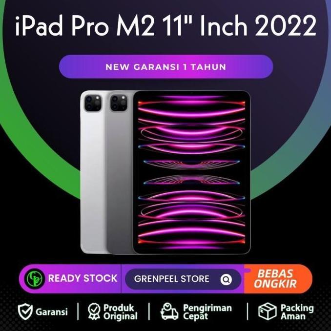 iPad Pro 2022 M2 Chip 11" 128GB 256GB 512GB 1TB 2TB WiFi Cellular
