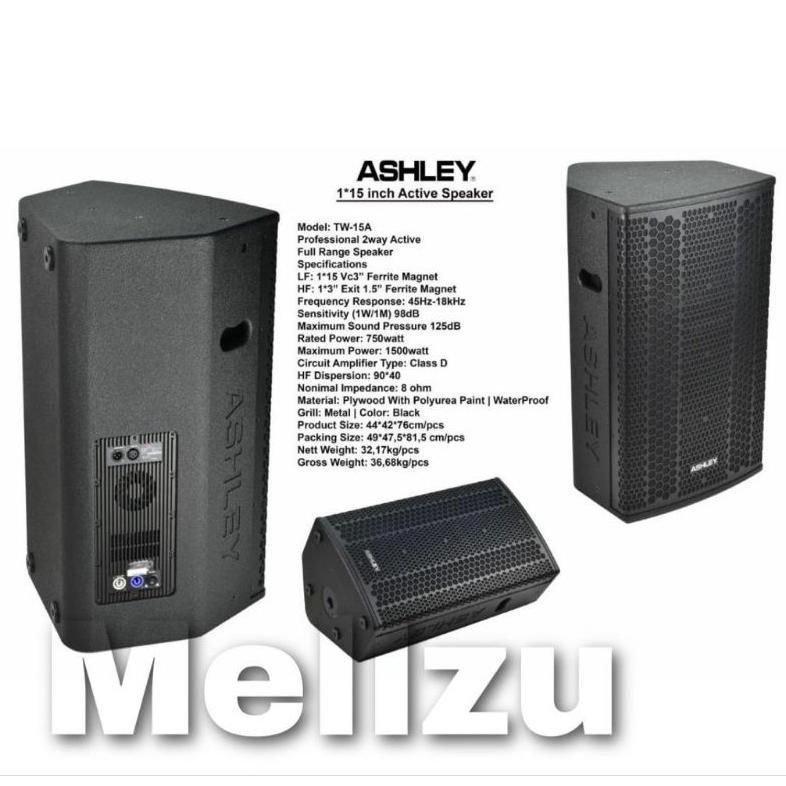Grosir Speaker Aktif Ashley Tw15 A Original 15 Inch Active Ashley Tw 15 A