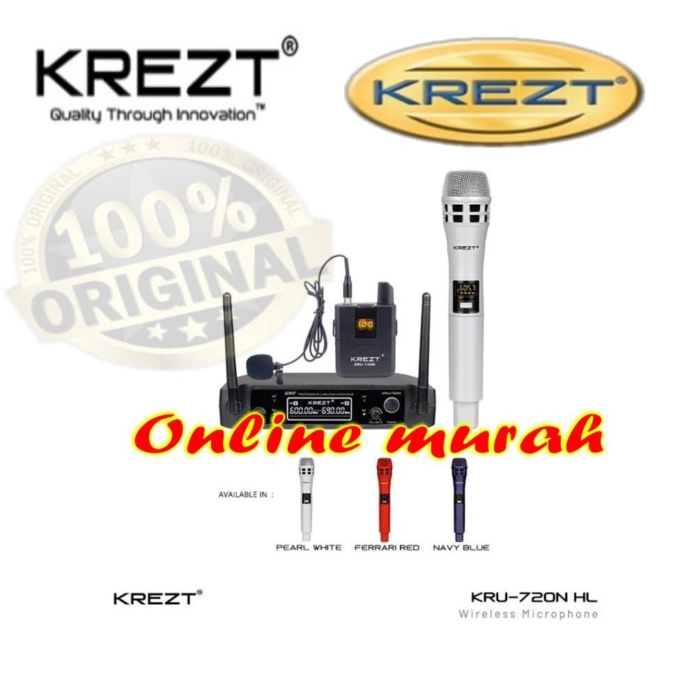 Promo Mic Wireless Krezt Kru 720N Hl / Kru720N / Kru 720 N 3 Warna Original