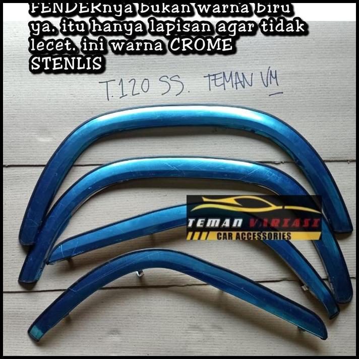 DISKON FENDER TRIM LIST LIS ATAS BAN MOBIL TS120SS TS 120 SS STENLIS CROME