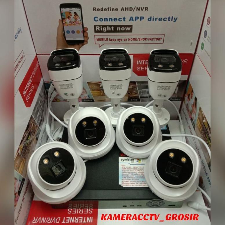 Grosir Paket Cctv Colorvu 8 Channel 7 Cctv Colorvu 6Mp Turbo Hd Sony Exmor