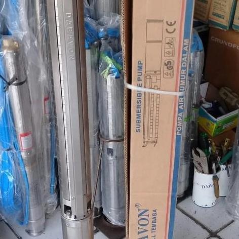 Pompa Submersible 3Hp 220V 1Phase Pompa Air Satelit Dabavon 4Sdm 5-25