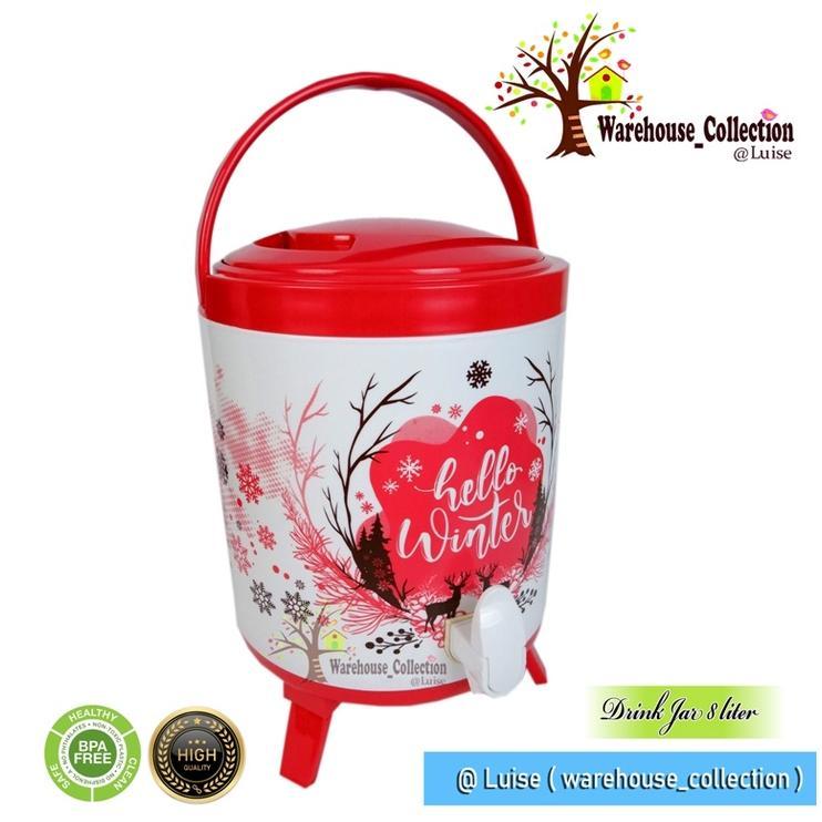 Drink Jar Roma  8 Liter Global Eagle / Tempat Air Minum / Termos Air Panas Dingin