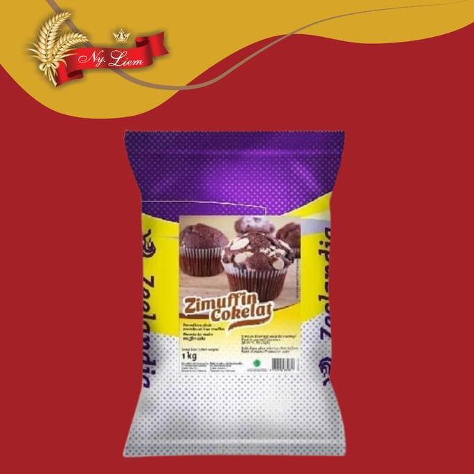 ZEELANDIA Zimuffin Cokelat / Tepung Premix Muffin Chocolate 1 kg