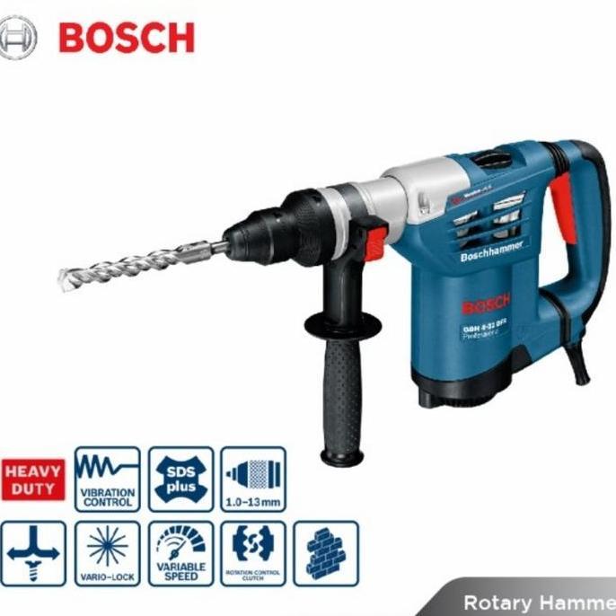 Ready stock] BOSCH GBH4-32DFR GBH 4-32 DFR Mesin Bor Tembok Beton Rotary Hammer