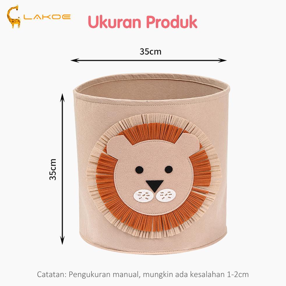 - Racun Shopee Lakoeofficialmall Keranjang Baju Laundry Kotor Bulat Lipat Laundry Bag Katun Linen 35