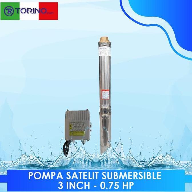 Pompa Air Submersible Satelit Torino 3 Inchi - 0.75 Hp