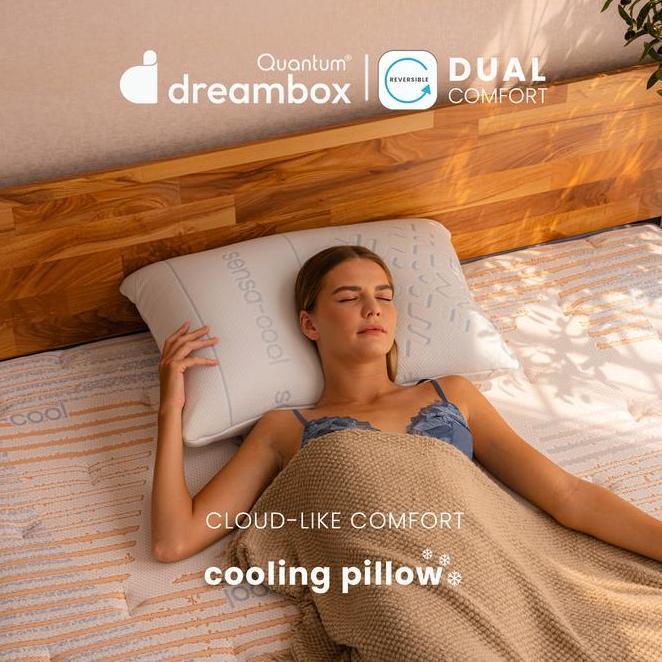 Quantum Dreambox Cooling Pillow Bantal Dingin Dual Comfort