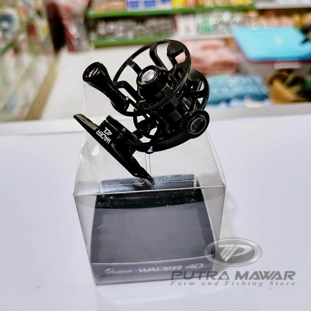 Tokos Anyfish Wader 40L Reel Kerekan Senar Pancing Handle Kiri Ukelan Buat Joran Tegek Mini Bahan Da