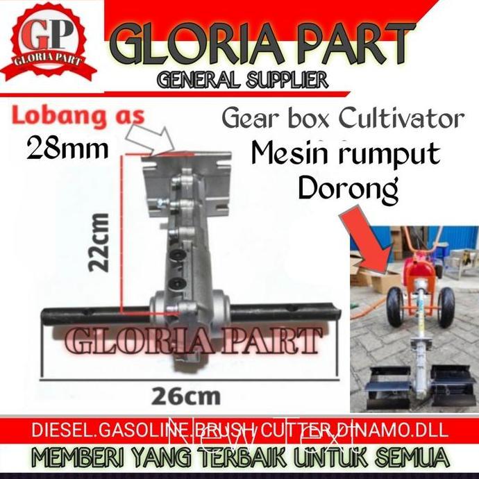 Gear box cultivator Mesin rumput dorong