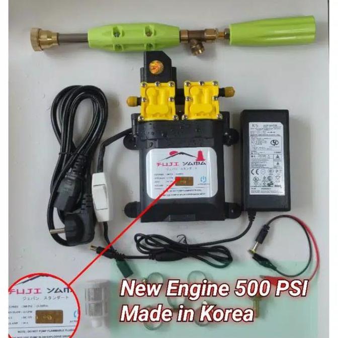 Paket Mesin cuci motor mobil ac jet cleaner steam pump 500PSI Complet