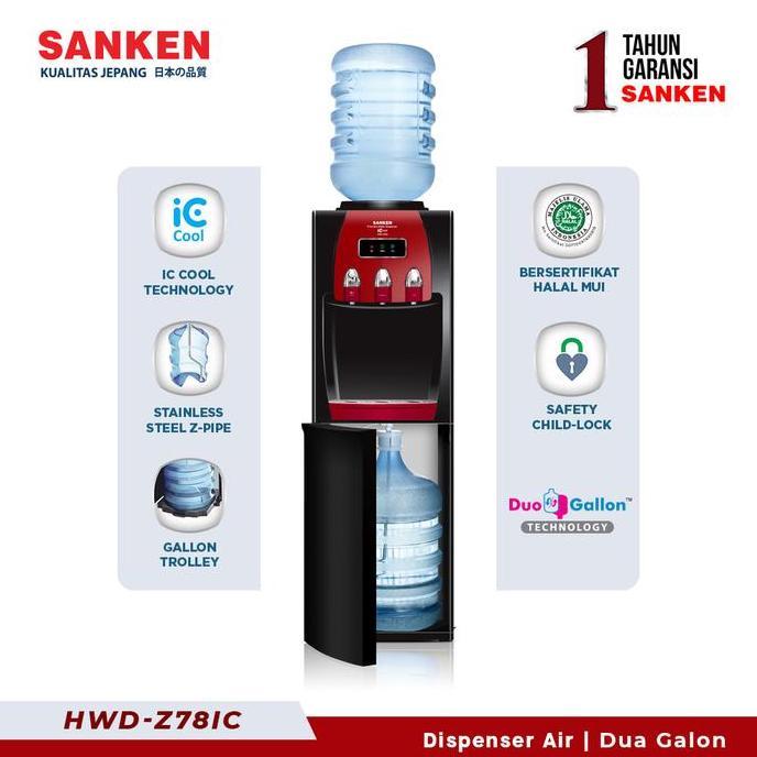 SANKEN Dispenser Duo Galon HWD-Z78 IC