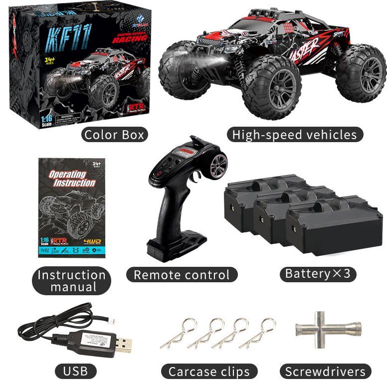 DISKON KFPLAN 1:16 KF11 PROFESSION RC CAR REMOTE CONTROL CARS HIGH SPEED DRIFT MONSTER OFF-ROAD TRUC