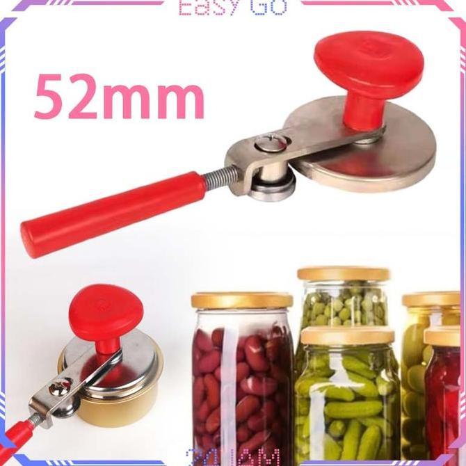 5.2cm Manual Can Sealer Alat Penutup Kaleng Botol Can Sealer Manual Seamer Botol Petcan Popcan