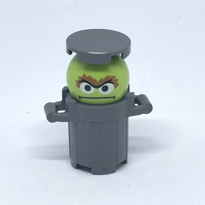 Promo Lego minifigure Oscar The Grouch Sesame Street Idea078 21324 Diskon