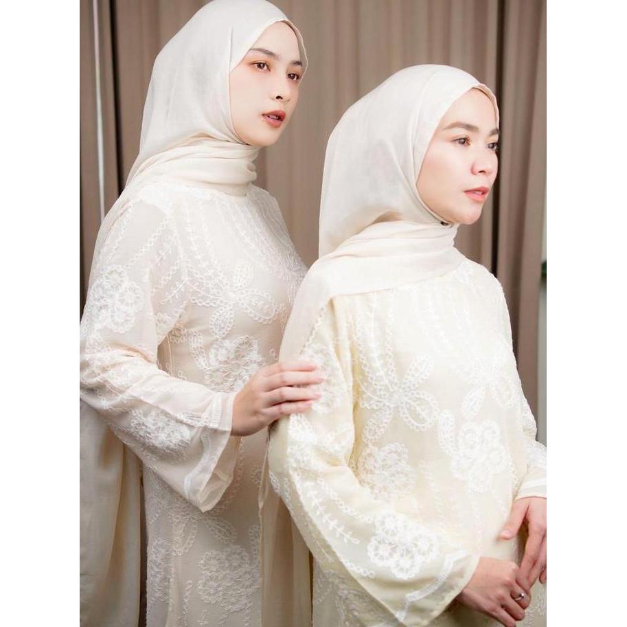 NARRA TUNIK - Tunik Bordir Lebaran Model Kurung/ Baju Lebaran 2026 BS