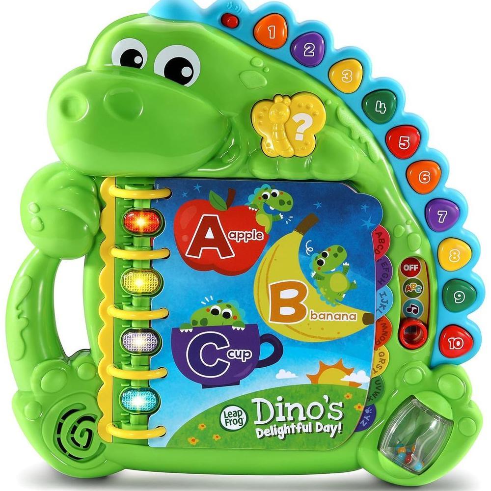 LeapFrog Dino's Delightful Day Alphabet Book, Green