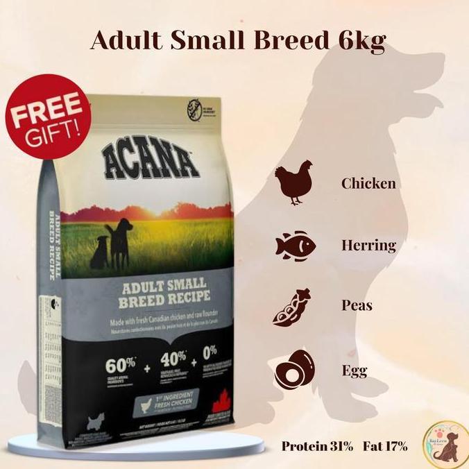 Acana Adult Small Breed Heritage 6 kg