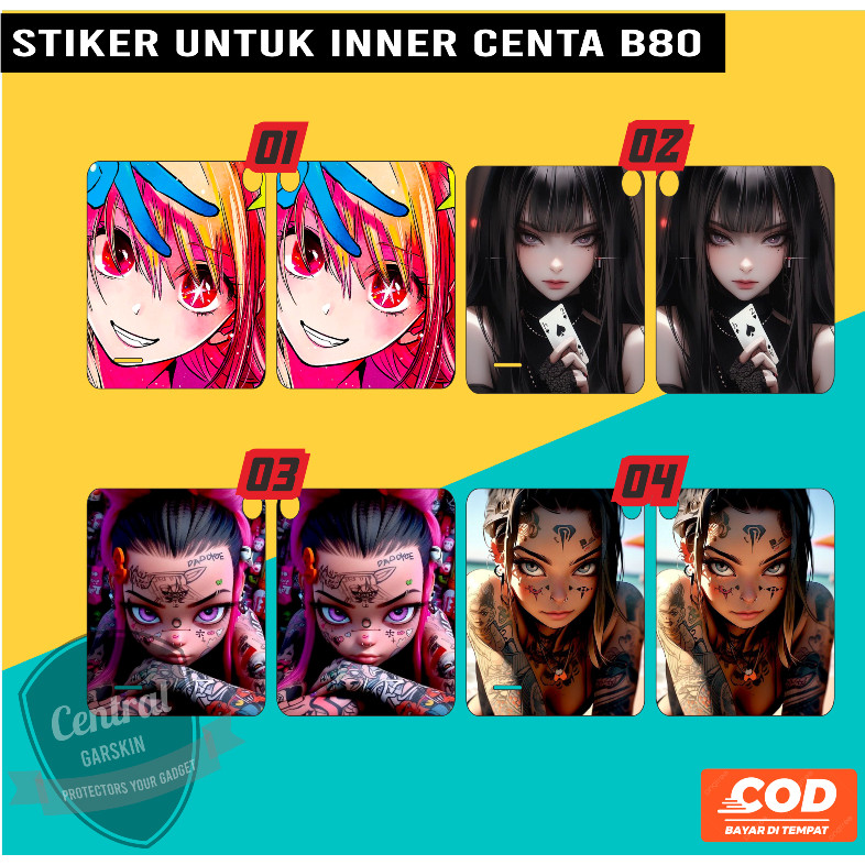 Garskin Case Garskin Xros 3 Nano Motifgirl Bisa Custom Stiker Custom Bisa COD 2Pcs