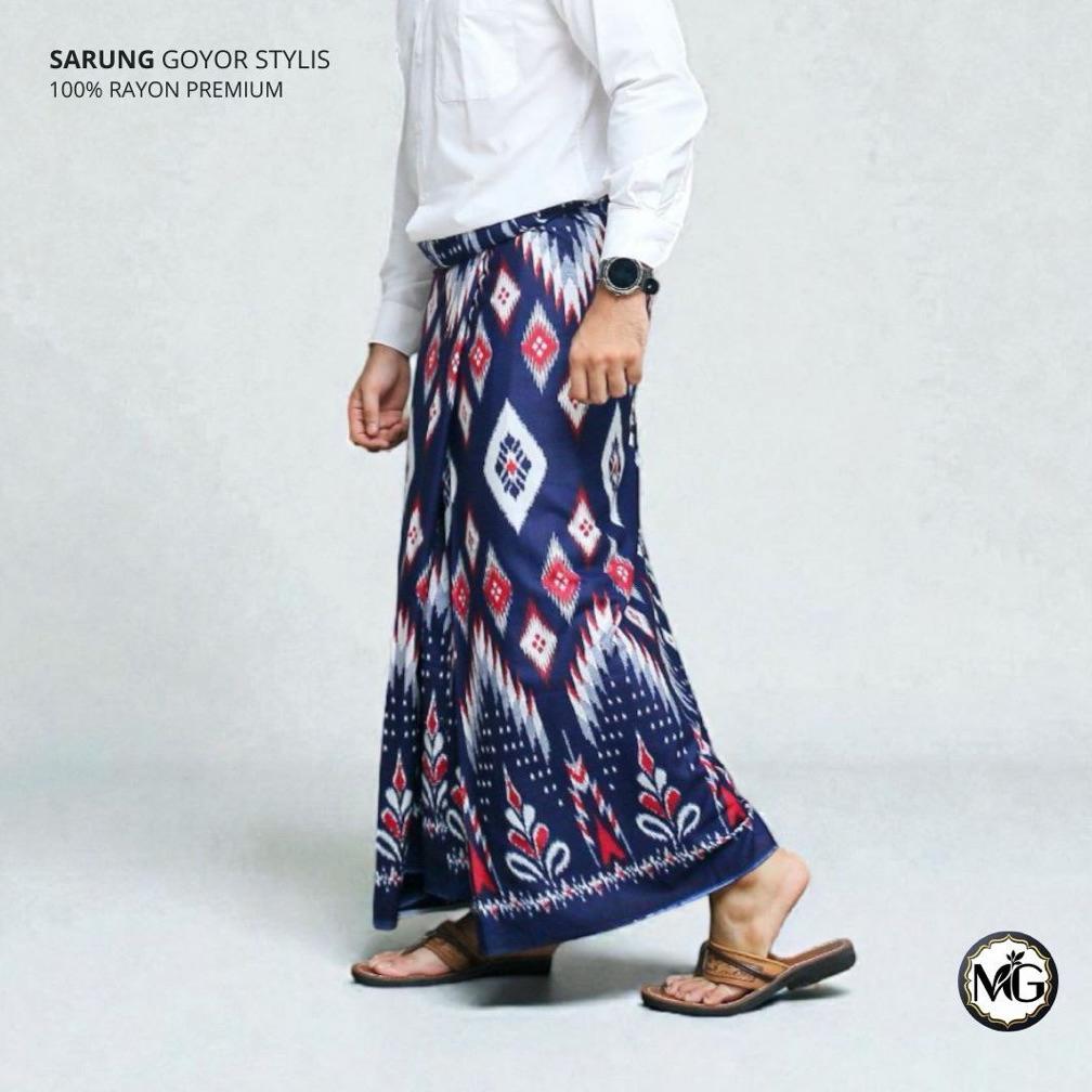 Sarung Goyor Pria Premium Original Motif Manggar New Series / Sarung Goyor Botol Premium Terbaru / S