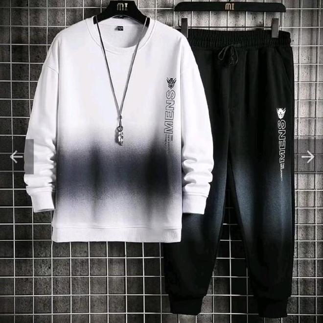 Mens Setelan Sweater Mens Setelan Sweater Panjang Pria Celana Jogger Dewasa