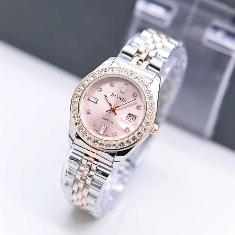 Official Jam Tangan Wanita Bonia 6169 Fashion Rantai Best Watch