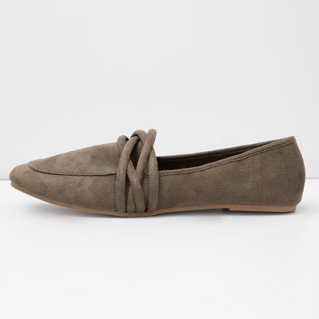 Original Berrybenka - Sepatu Loafer Comfy Pantofel Korea Wanita Sofia Mayela Basic Loafer