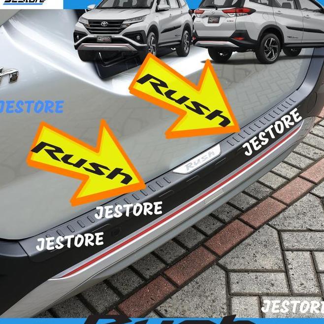 Rush / Terios Back Bumper Trim List Cover Matte Blk Plate