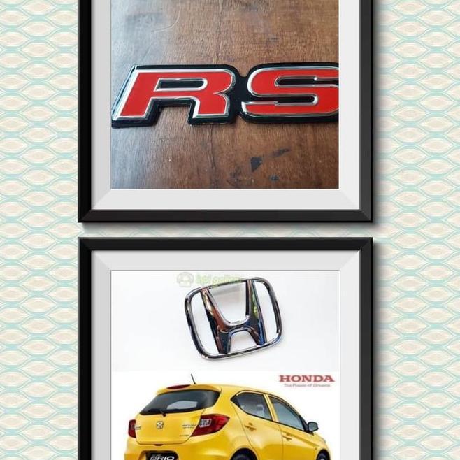 Emblem Ganti Belakang Brio 2019 + Rs