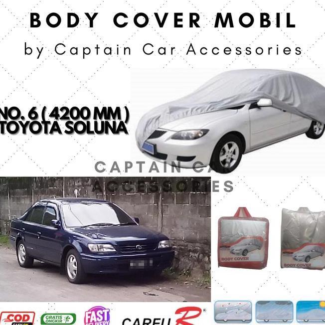 Body Cover Sarung Silver Mobil Toyota Soluna Aksesoris Eksterior Coating