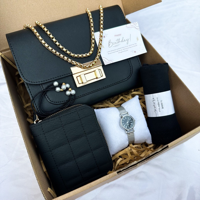[A7677]Hampers Gift Box Cllara Bag/Kado Ulang Tahun/Kado Anniversary/Kado Wedding/Kado Wisuda/Kado P