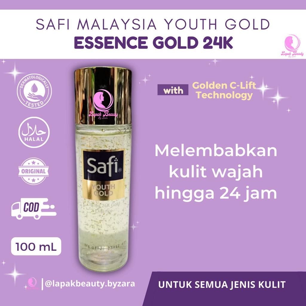 Safi Gold Water Essence Pelembab Wajah Essence Gold 24K