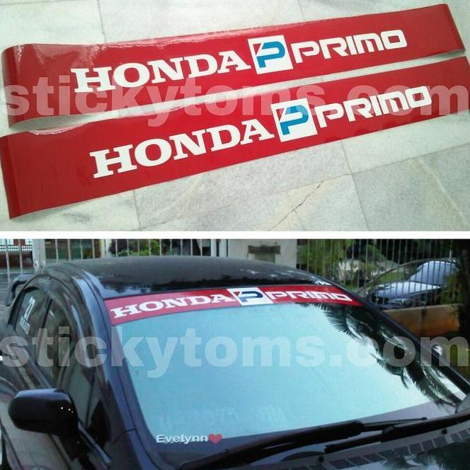 Stiker Windshield Kaca Kaca Depan Bagian Atas Mobil Honda Primo