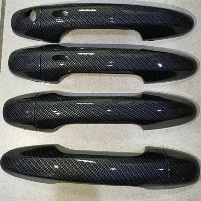Cover Handle Mobil Yaris 2018 All 2018-2022 Carbon Keyless Dan Non