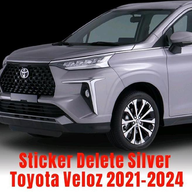 Sticker Delete Veloz 2021 Silver Velg Toyota Avanza 2021-2024 Mobil Pro