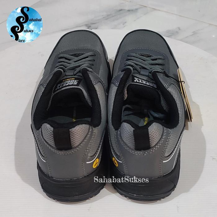 SahabatSukses Sepatu Safety JOGGER AAK S1P LOW GREY Casual Sneakers Pria Size 38-44 Sole Phylon Rubb