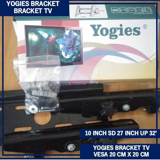 HOT DEALS BRACKET TV LCD LED 10 - 26 - 32 INCH BREKET TV 10" 32"/ BRACKET TV BANDUNG / PENYANGGA TV 