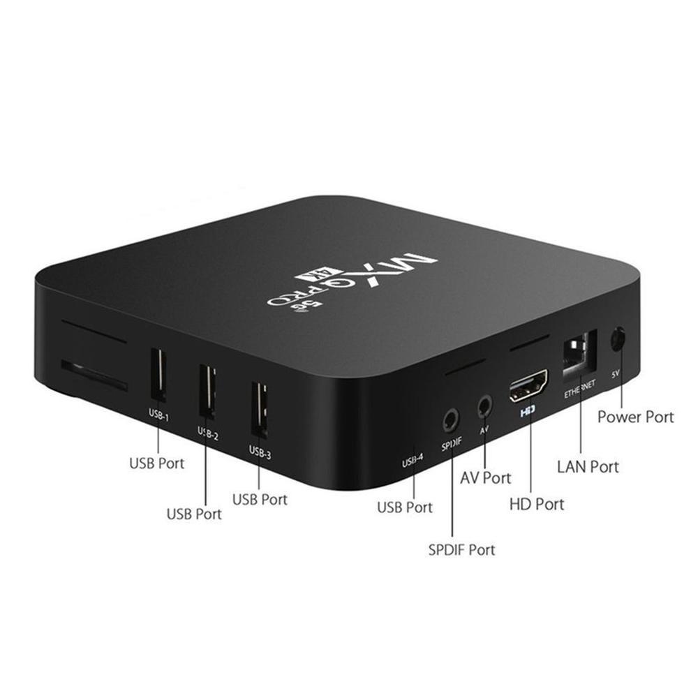 BIG SALE MXQ Pro Android TV Box 4G RAM+64G ROM Network Set-Top Box 5G WiFi Home Remote Control Media