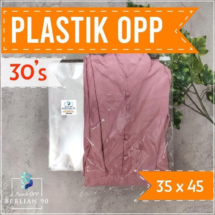 Plastik Opp 35X45 Cm 30S Micron Plastik Opp Lem Plastik Opp Seal Terlaris