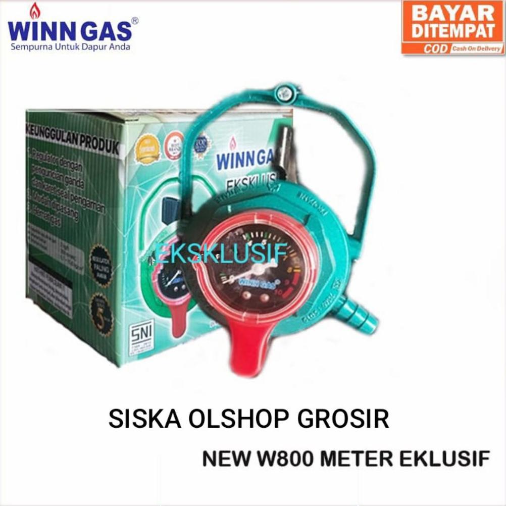 NEW Regulator Winn Gas W 800 M Meter EKSKLUSIF HIJAU NEON W800M METER