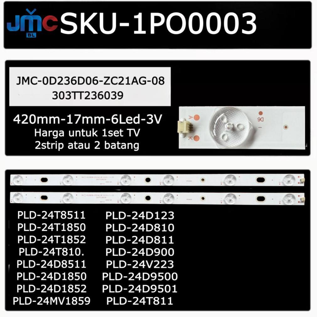 cuci gudang backlight tv polytron 24 inch pld-24t8511 pld-24t1850 pld-24t1852 pld-24t810 pld-24t811 