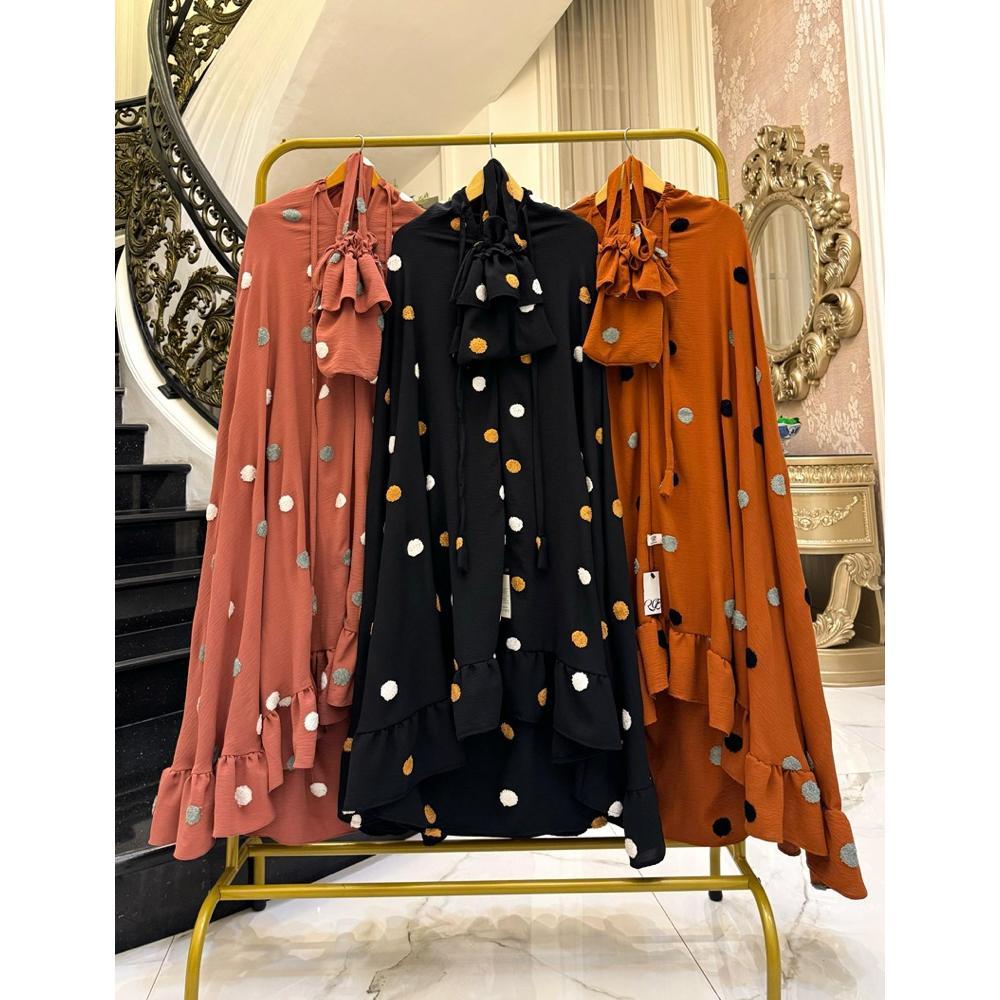 RGB MUKENA UBUR UBUR Polka Ramadhan Series Rgb Original